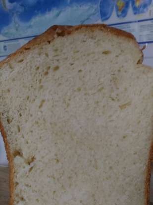 Panasonic SD-255. Biały chleb mleczny na cieście