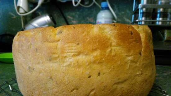 Rusztikus fehér kenyér multicooker Polaris 0508D floris-ban