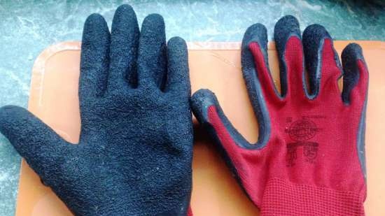 Mitones, guantes para enlatado caliente