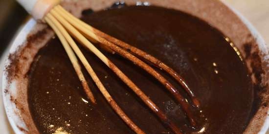 Ciasto czekoladowe z sernikiem wiśniowym