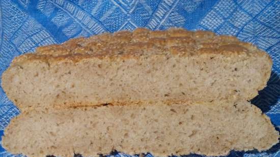 Chleb pszenno-żytni na zakwasie (Tortilla Chef 118000 Princess bakeware)