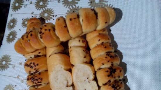 Węże chlebowe (urządzenie do pieczenia Tortilla Chef 118000 Princess, mini piekarnik DeLongy XU 440, HP Moulinex OW 6002)
