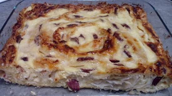 Pastel de queso serbio perezoso (mini horno Steba 28 Eco Line)