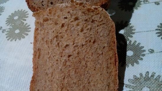 100% pełnoziarnisty chleb kanapkowy Peter Reinhart