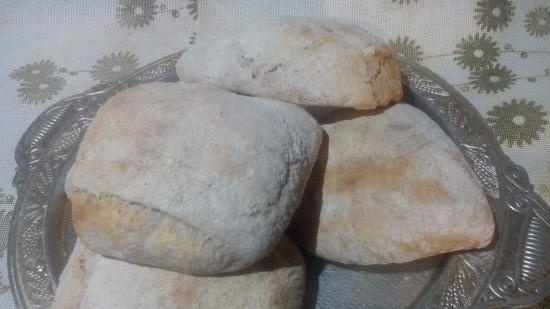 Ciabatta fermentada amb un 50% d'humitat