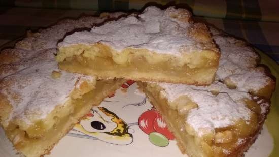 Pastel de limón y manzana (según la receta de Irina Allegrova)