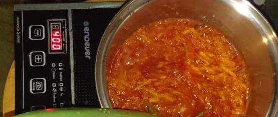 Lobio nebo konzervované zelené fazole v rajčatech s mrkví a paprikou (bez vody, oleje a octa)