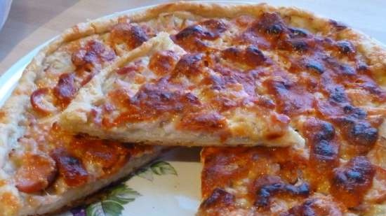 Anya pizza élesztő nélküli tésztán a hercegnőnél