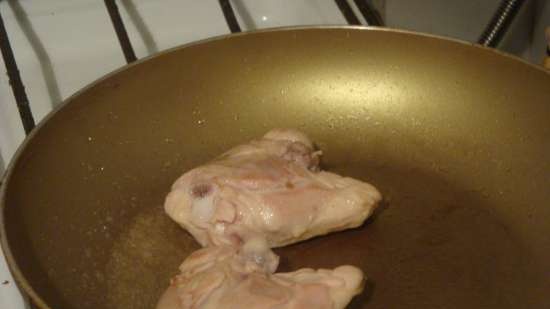 حساء الحنطة السوداء على أفخاذ الدجاج (قدر الضغط متعدد الطهي جورينيه MCB6BA)
