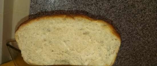 Kovászos fehér pirítós kenyér (sütő)