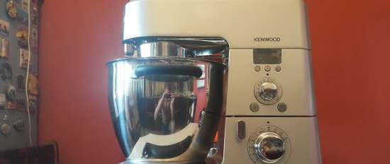 Máquina de cocina Kenwood: trabajar con accesorios