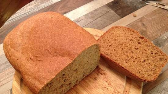 Chleb żytni z pięknym daszkiem (wypiekacz do chleba)