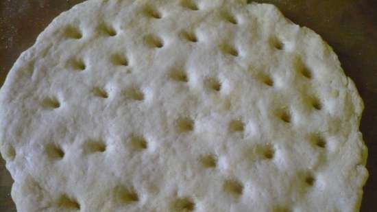 Yeast-free dough on kefir for quick cakes and pizza