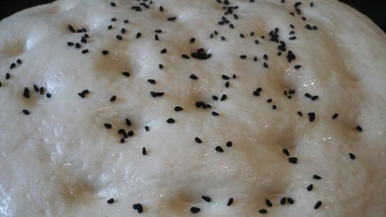 Kenyér száraz burgonyapehellyel és burgonyalevessel (Samboussa készítő)
