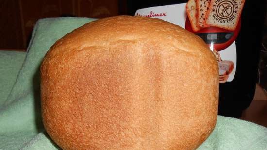 Bardzo miękki biały chleb (wypiekacz do chleba)