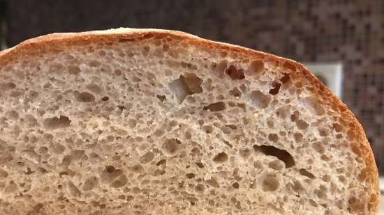 Rusztikus kenyér a nagy