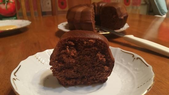 Sjokolademager muffin med juice
