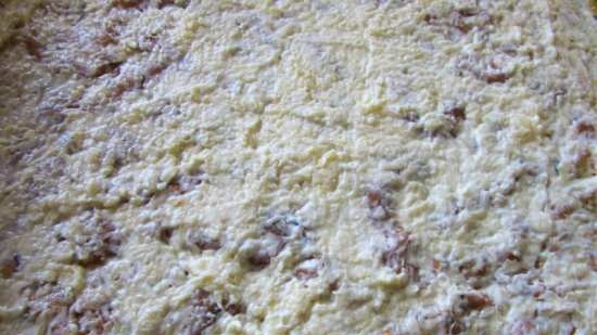 Rotolo di zucchine con crosta di formaggio