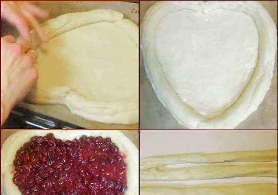 Cherry Pie Heart in Love