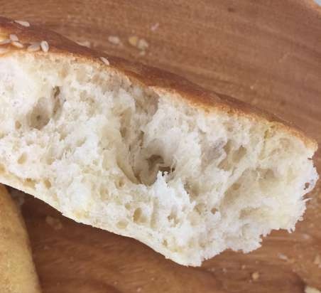 Pan plano de trigo