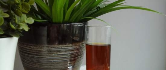 Gefermenteerde thee gemaakt van bladeren van tuin en wilde planten (masterclass)
