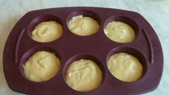 Citromos muffin mézzel