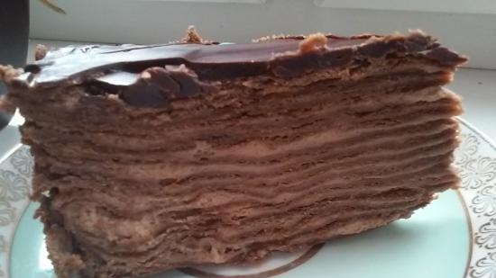 Napoleon sjokoladekake