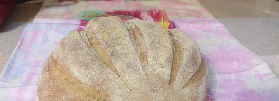 Chleb rustykalny na cieście wg Kalvela (piekarnik)