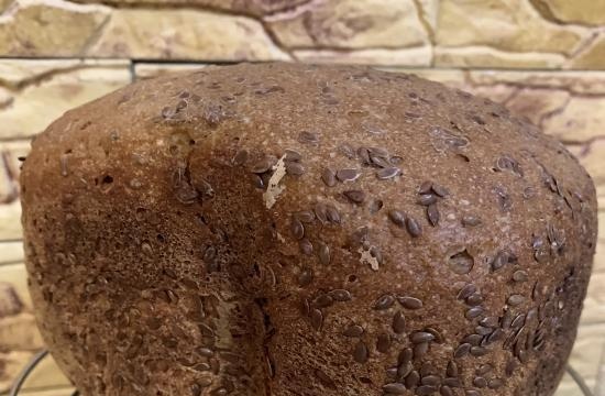 Pane per 1-2-3 (variante - con lievito naturale di segale con lino e semi di girasole)