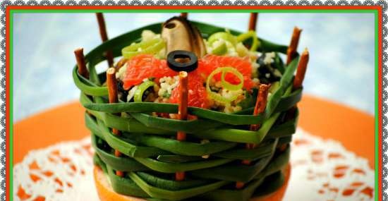 Citruscouscous-salade met mosselen en munt