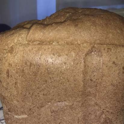 Hvete-rugbrød vanlig i en brødmaker