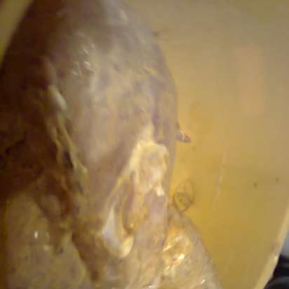 Pollo en crema de champiñones de Franconia (Haehnchen in Pilzcreme)