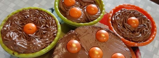 Andy Chef's chocoladetaart met abrikozen en zachte mousse