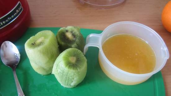 Fruta helado Kiwi-Naranja