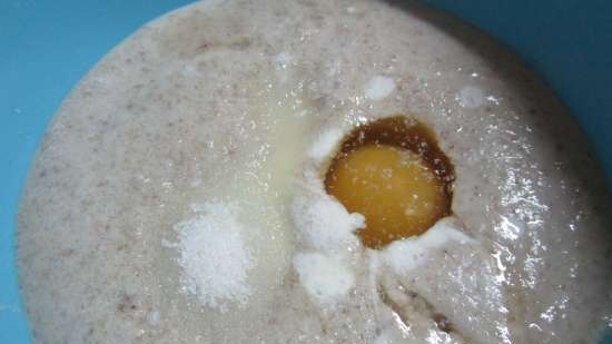 Frittelle su porridge di grano saraceno