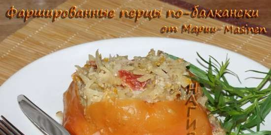 Gevulde paprika's uit de Balkan (Steba KB28ECO mini-oven)