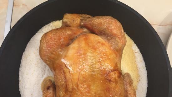 Pollo al horno (menos diez)