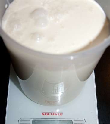 Joghurt a Brand 3812 fagylaltkészítőben