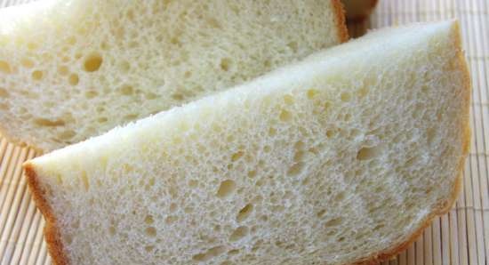 Búza kenyér egy régi tésztán