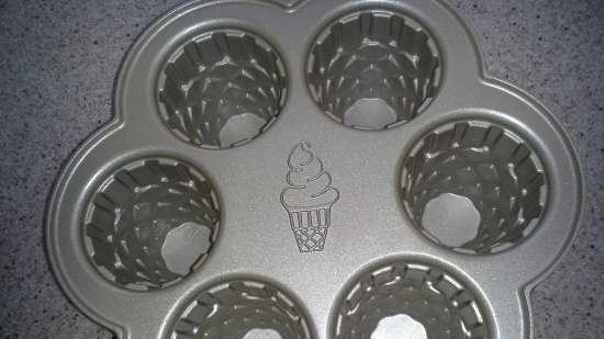 Tazas de cupcake waffle