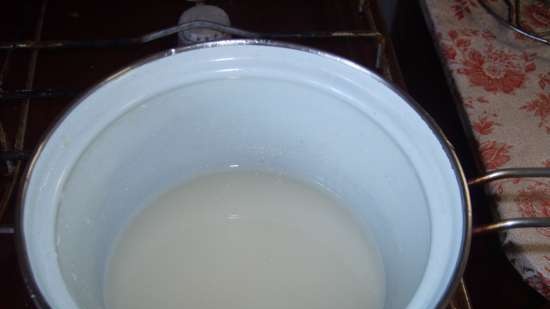 Dort z ptačího mléka (na želatině)