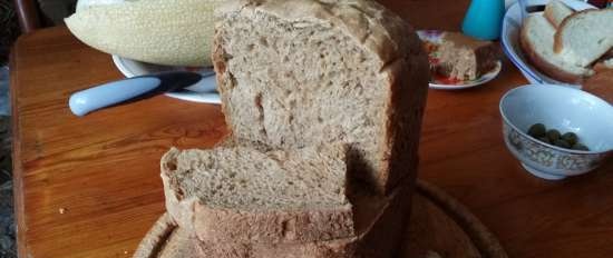 Světlý pšeničný žitný chléb (trouba)