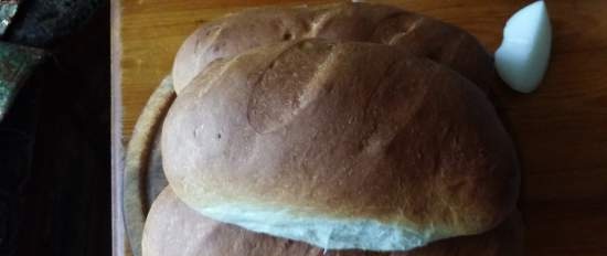 Chleb pszenny ze starego ciasta