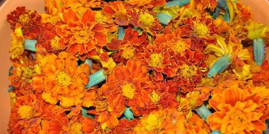 Marinated marigolds