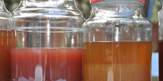 Appelciderazijn natuurlijk van natuurlijke fermentatie volgens Jarvis
