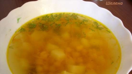 Zuppa vegetariana con ceci, patate e carote (Polaris 0305)
