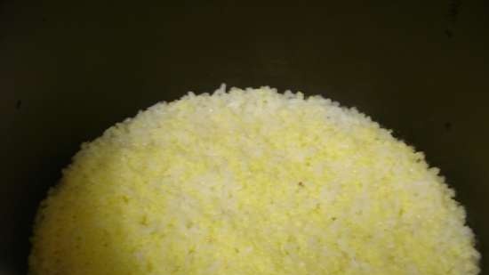 Porridge per guarnire riso e miglio (pentola a pressione Polaris 0305)
