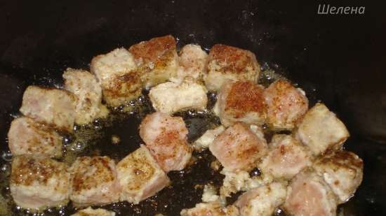 Crauti in umido con pezzi di carne macinata surgelata (Polaris 0305)