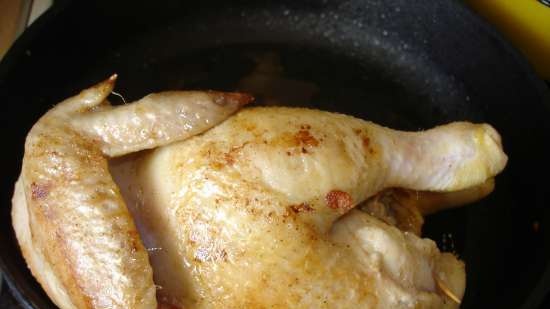 Duetto festivo: patate e pollo ripieni di funghi (pentola a pressione Polaris 0305)