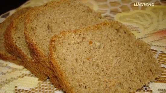Rozsbúza kenyér kefirrel malátával és teljes kiőrlésű liszttel (Polaris PBM 1501 D)